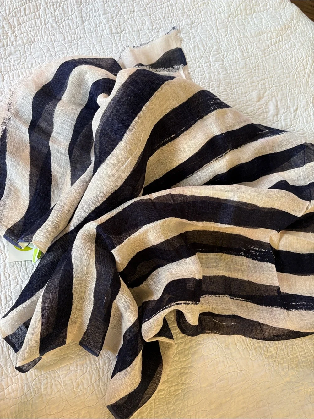 See Design linen fringe